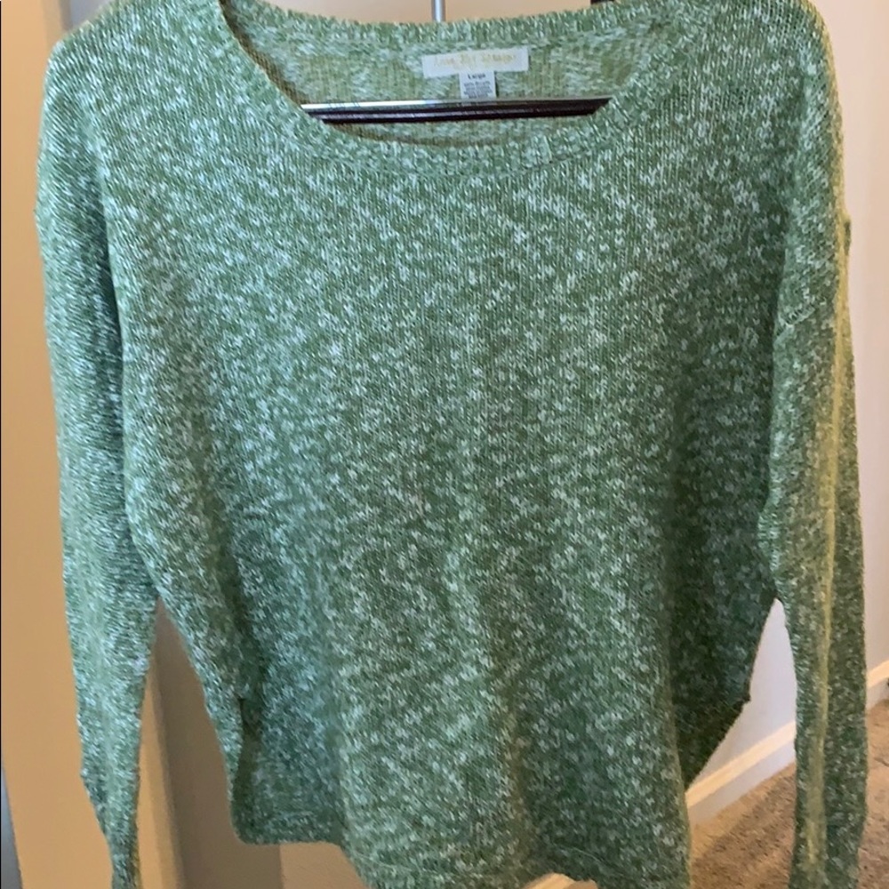 Green sweater